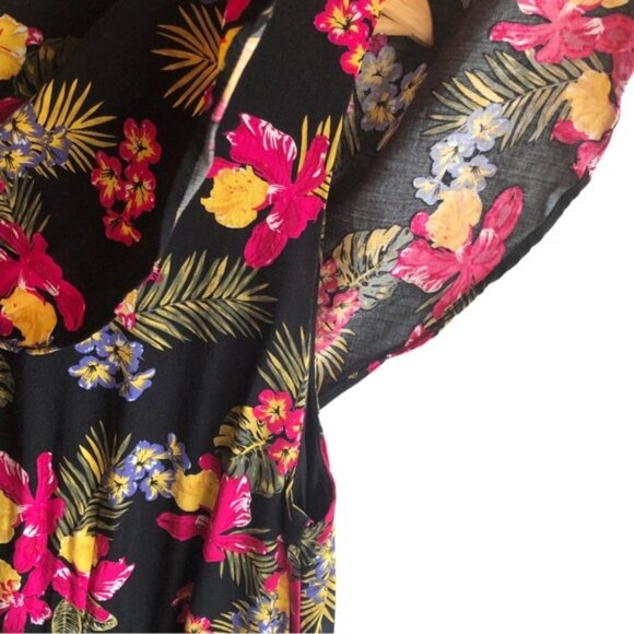 Michel Studio Dress US 12 Floral Party Dress Multi Black Pink Yellow Gre… - Picture 5 of 16